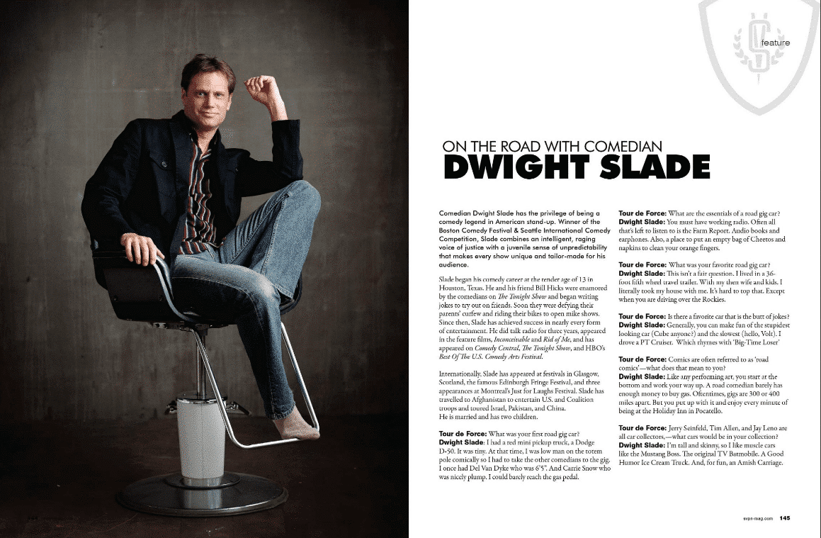 Cars & Comedy, on the Road with Comedian Dwight Slade