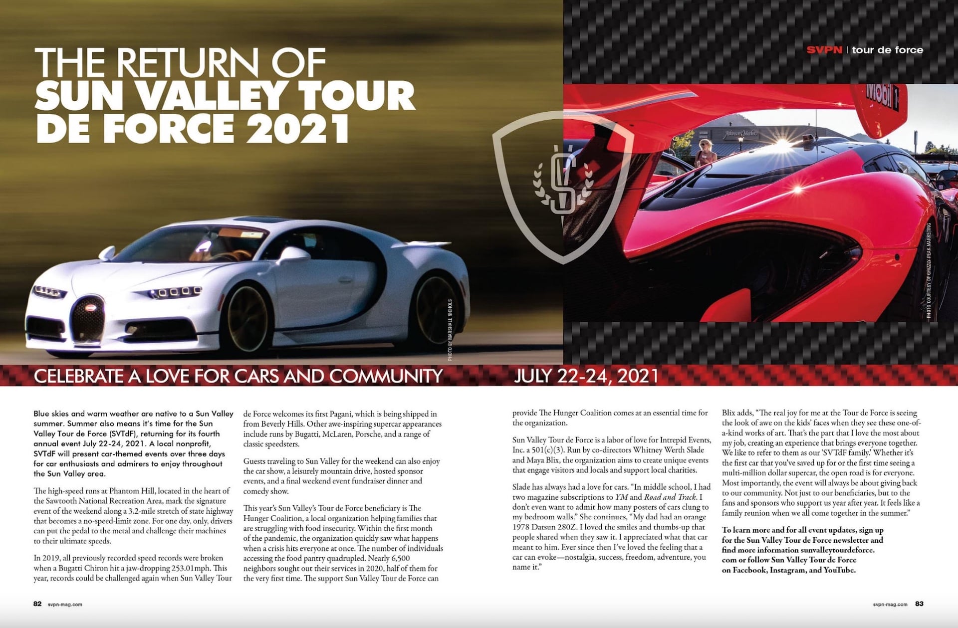 The Return of Sun Valley Tour de Force 2021